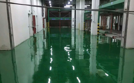 11月天峻天峻环氧地坪施工高峰来袭，梦得来化工多项目同步推进保交付